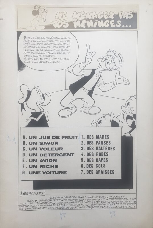 Mickey Jeux by Pierre Le Goff, Walt Disney, Studios Disney - Comic Strip