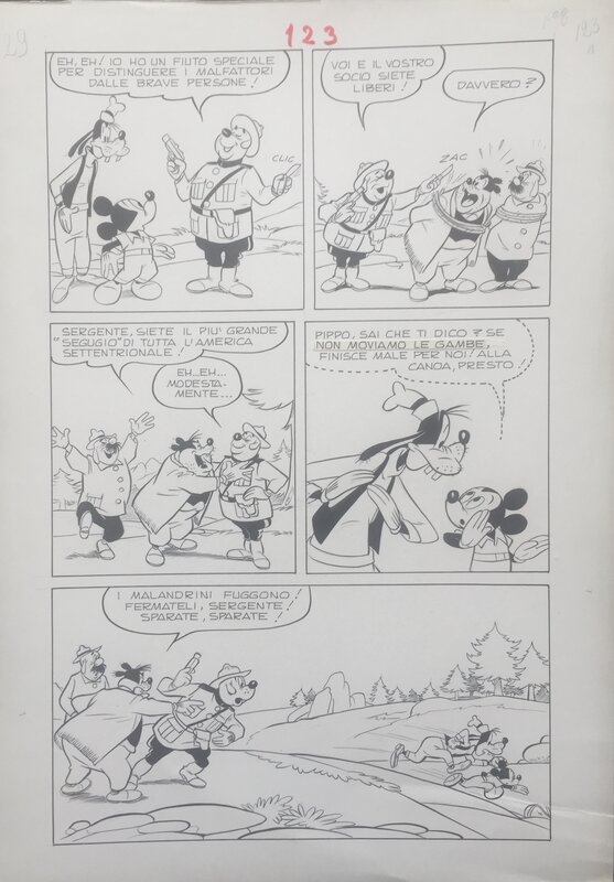 Mickey by Giuseppe Perego, Gian Giacomo Dalmasso, Walt Disney - Comic Strip