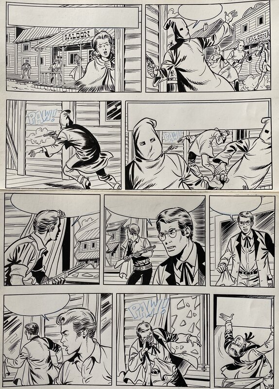 Studio Vandersteen, Bessy nr 109 / p25 / 97-100 : De schoolmeester - Comic Strip
