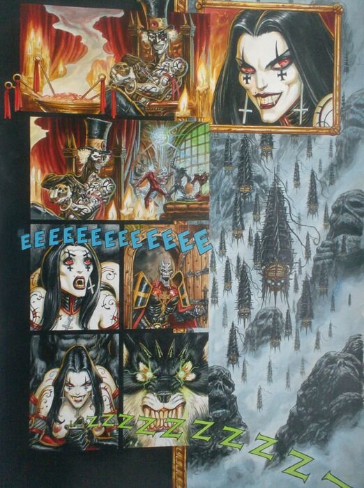 Requiem T9, pl.35 by Olivier Ledroit - Comic Strip