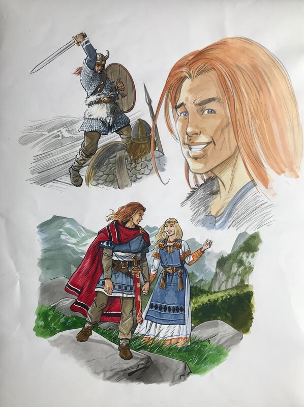 Personnages by Jacques Terpant - Original Illustration