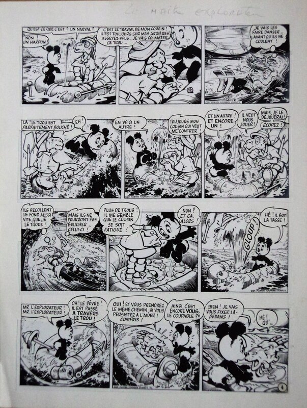 Marten Toonder, Panda - le maître explorateur pl 4 - Comic Strip