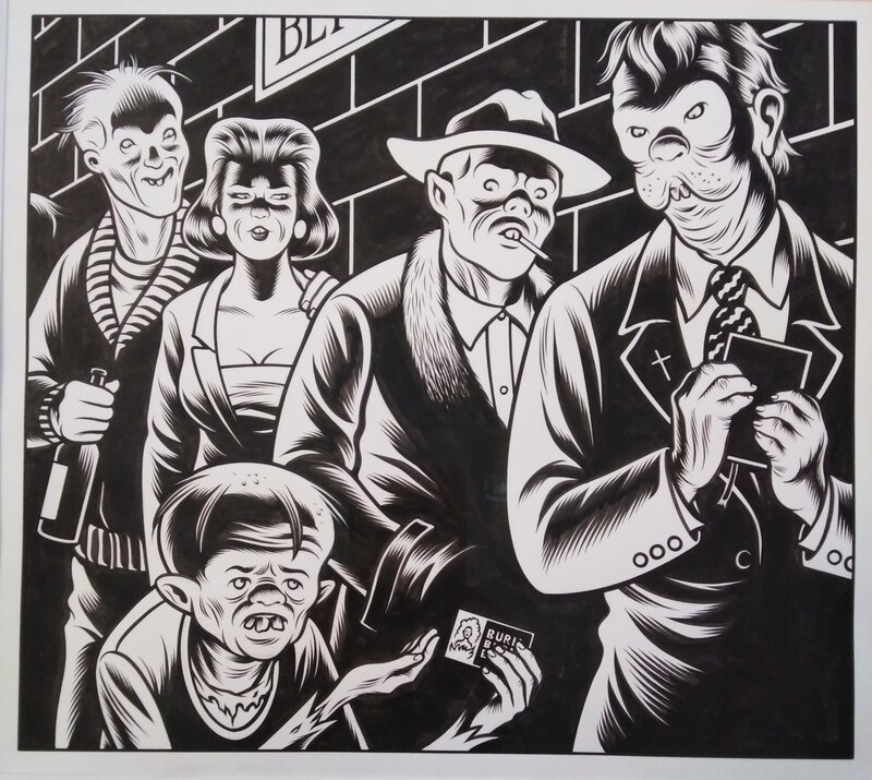 Skin Deep by Charles Burns - Original Illustration