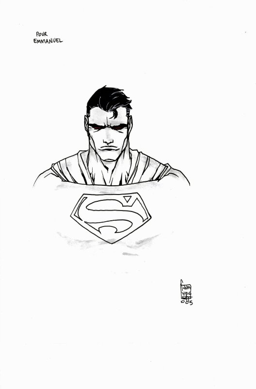 Superman par Giuseppe Camuncoli - Sketch