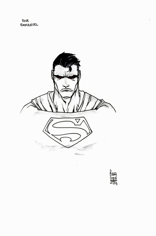 Superman par Giuseppe Camuncoli - Dédicace