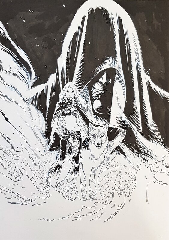 Adrien Floch, Scotch Arleston, Sangre T1, couverture tirage de tête Soleil - Couverture originale Adrien Floch, Scotch Arleston, Sangre T1, couverture tirage de tête Soleil - Couverture originale