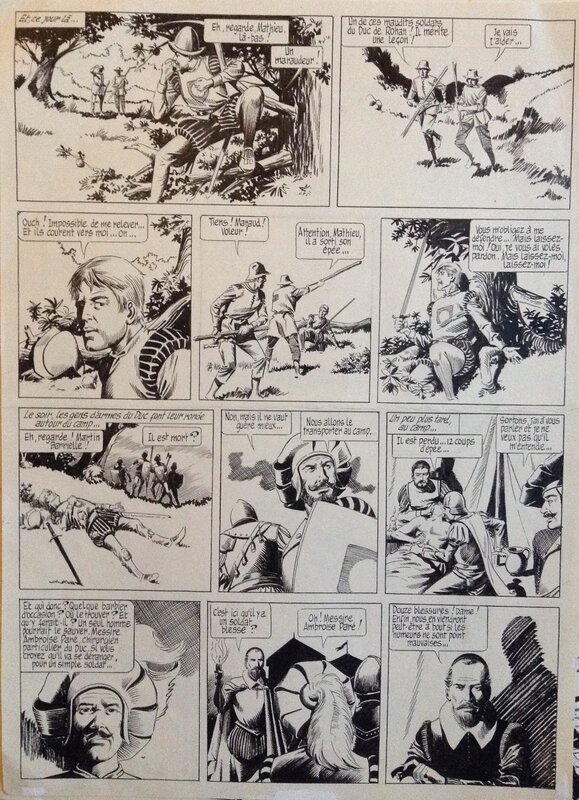 Ambroise Paré by Pierre Le Goff - Comic Strip