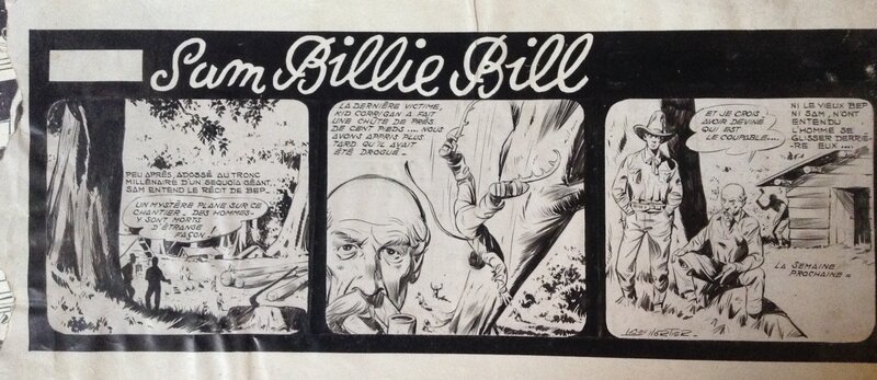 Sam Billie Bill par Lucien Nortier, Roger Lécureux - Planche originale