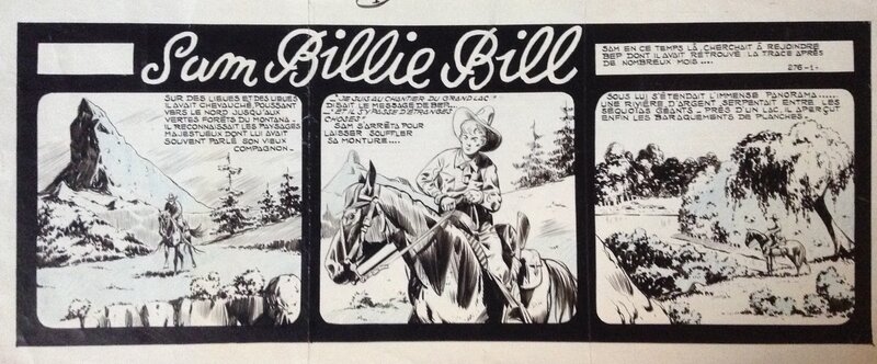 Sam Billie BIll par Lucien Nortier, Roger Lécureux - Planche originale