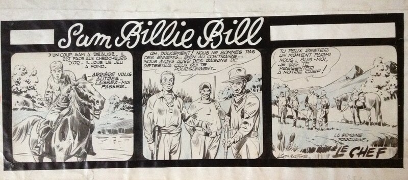 Sam Billie Bill par Lucien Nortier, Roger Lécureux - Planche originale