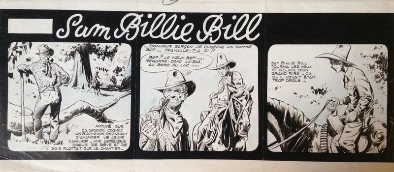 Sam Billie Bill par Lucien Nortier, Roger Lécureux - Planche originale