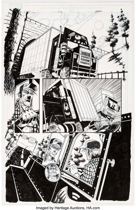 Shawn Crystal, Deadpool Team-Up #896 Page 1 - Planche originale