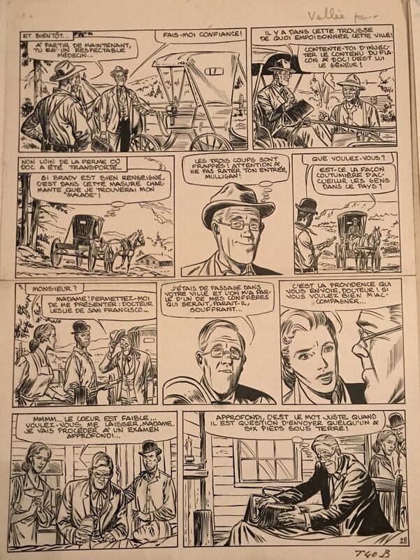 Fred & Liliane Funcken, Doc Silver - La vallée de la peur - Comic Strip