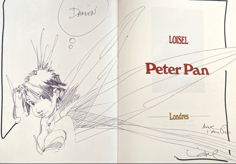 Peter Pan by Régis Loisel - Sketch