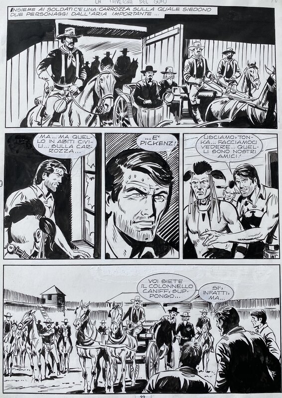 Franco Donatelli, Zagor La taverna del gufo 208 - Comic Strip