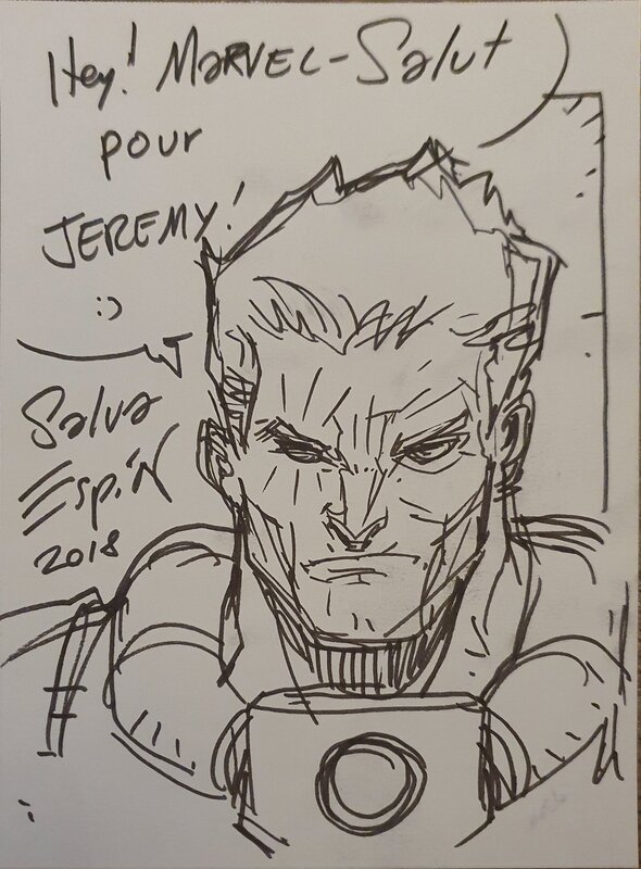 Cable par Salvador Espin - Dédicace