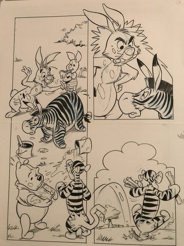 Winnie The Pooh - Studio Disney - Planche originale