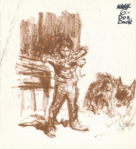 René Follet | 1977 | Donald Duck: Papa is een hond 6 - Œuvre originale