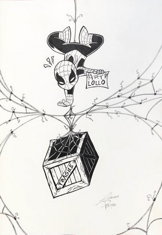 Lorenzo Prosperi, Spiderman/spider-man - Illustration originale