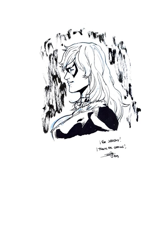 Black Cat by Iban Coello - Sketch