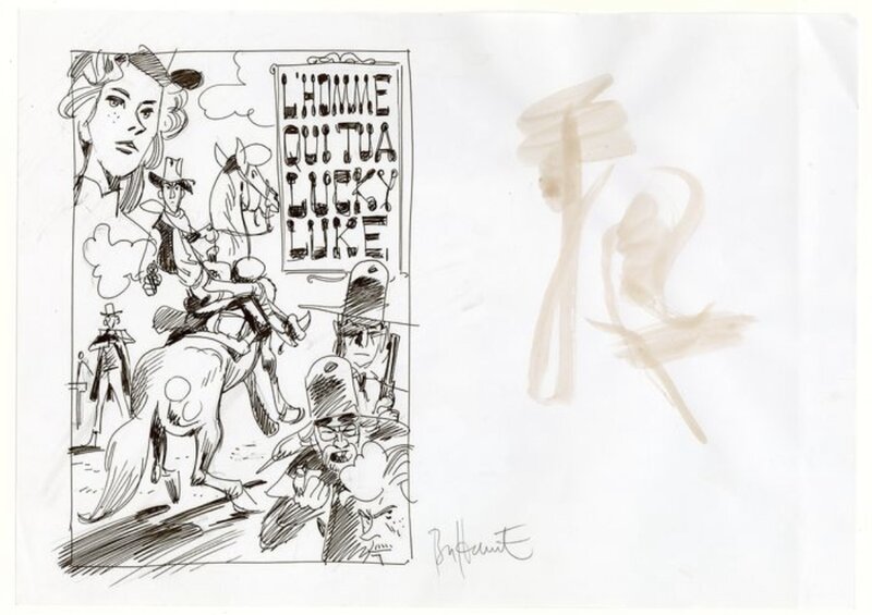 Matthieu Bonhomme, L’Homme qui tua Lucky luke - Original art