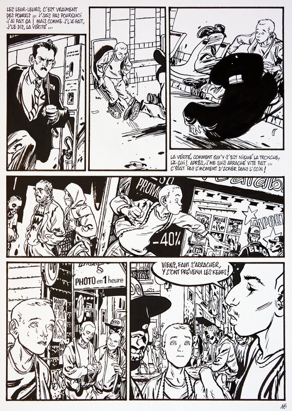 Jean-Christophe Chauzy, Thierry Jonquet, La Vie de ma Mère - Face A - Comic Strip