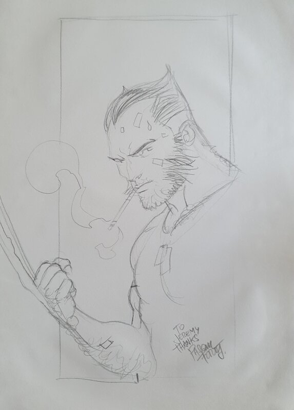 Wolverine by Pasqual Ferry - Sketch