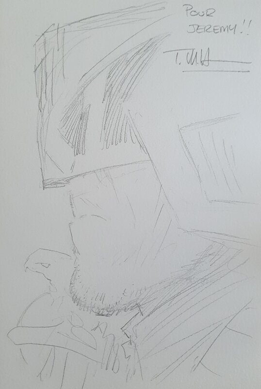 Judge Dredd by Trevor Hairsine - Sketch