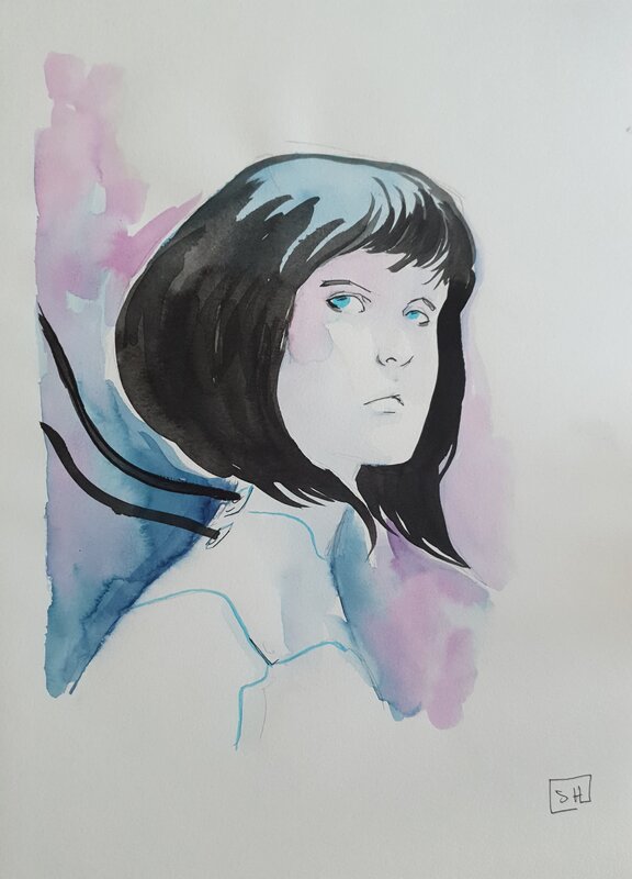 Stephanie Hans, Ghost in the Shell - Major Kusanagi - Sketch