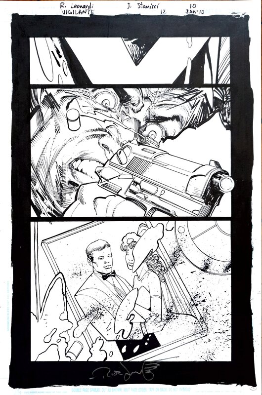 Vigilante 2009 #12 by Rick Leonardi, John Stanisci - Comic Strip