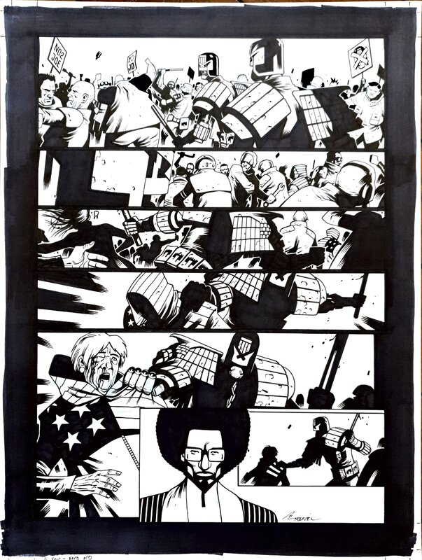 Colin MacNeil, Judge DREDD // ICON #3 Page 5 - Comic Strip