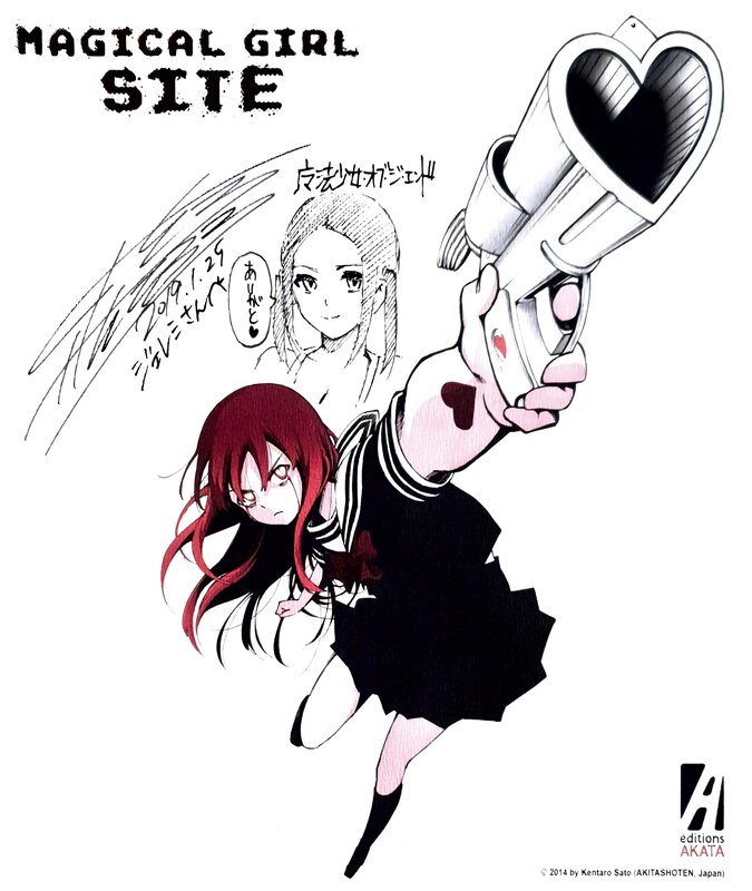 Magical Girl Site par Kentarô Satô - Dédicace