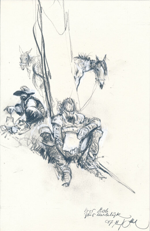 René Follet | 1997 | Don Quichotte - Original art