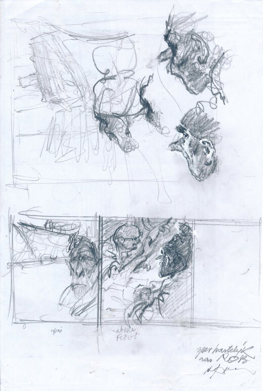 René Follet | 2005 | Croquis - Original art