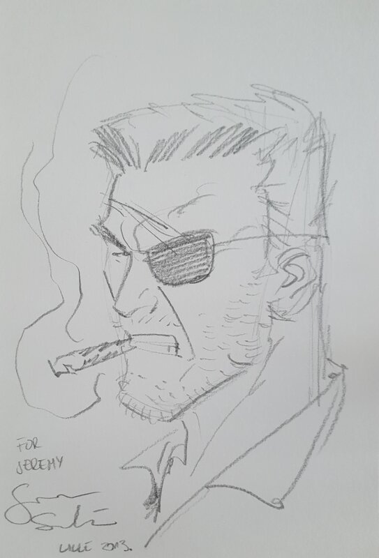 Nick Fury by Goran Sudzuka - Sketch