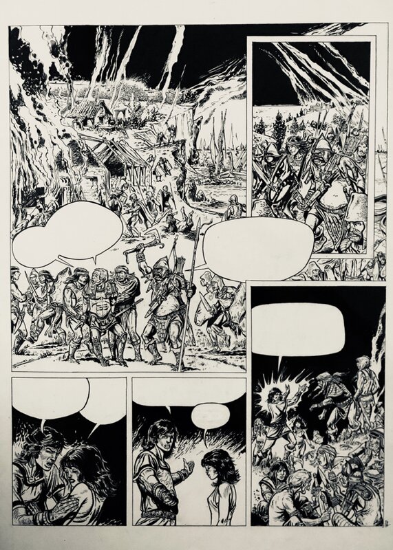 Jugurtha - Franz - “ La Nuit Des Scorpions” - Planche originale