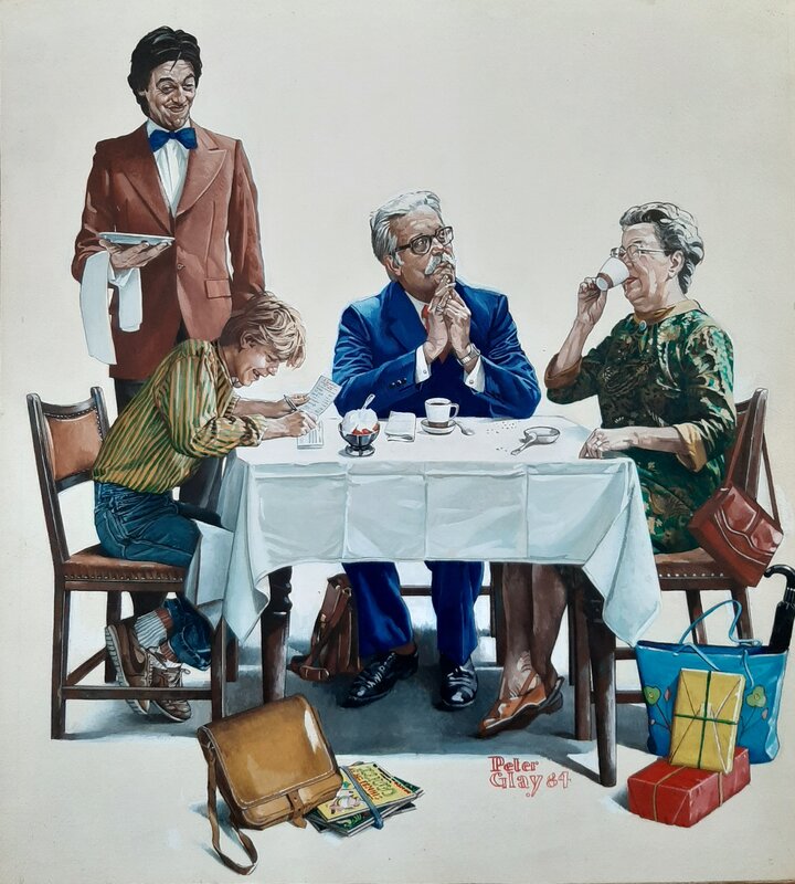 Peinture by Peter Glay - Comic Strip