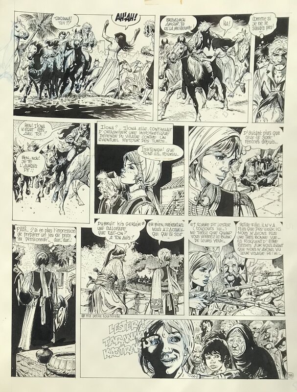 Franz, Lester COCKNEY - “Le roi des Dalmates” planche 38 - Planche originale