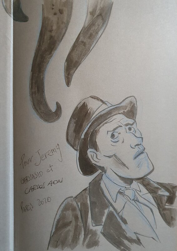 Howard P. Lovecraft by Gervasio Benitez, Carlos Aon - Sketch