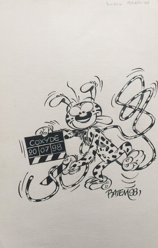 Marsupilami par Batem, André Franquin - Illustration originale