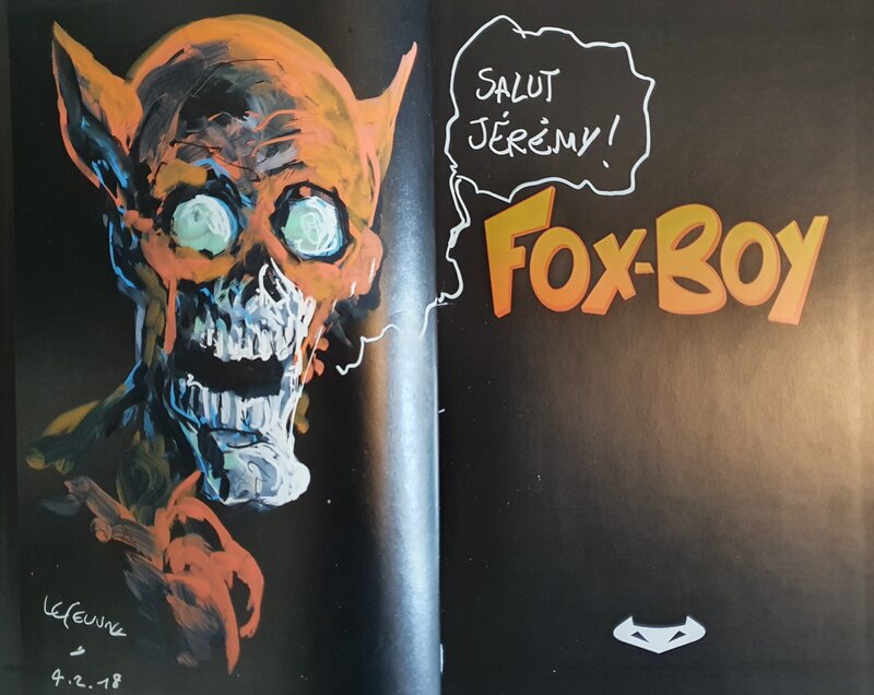 Fox-Boy par Laurent Lefeuvre - Dédicace