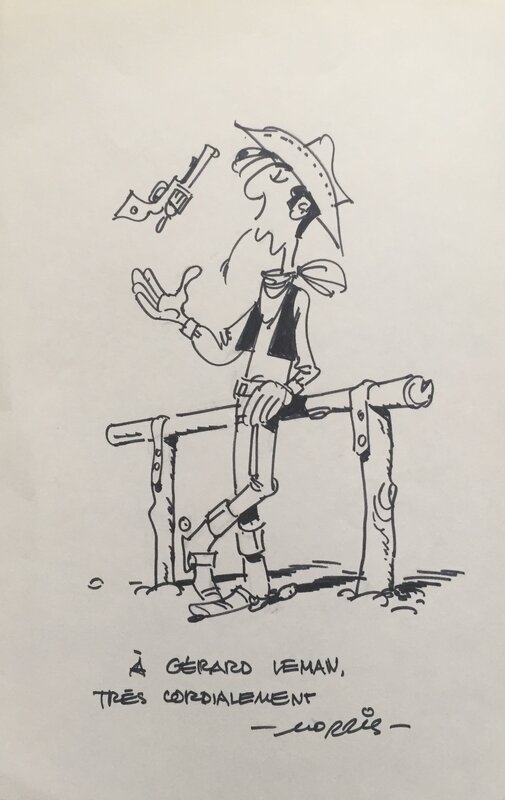 Lucky Luke by Morris - Sketch