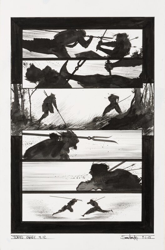 Sean Murphy, Matt Hollingsworth, Rick Remender, Tokyo Ghost - #4 pl 12 - Tin Flower Dent - Comic Strip