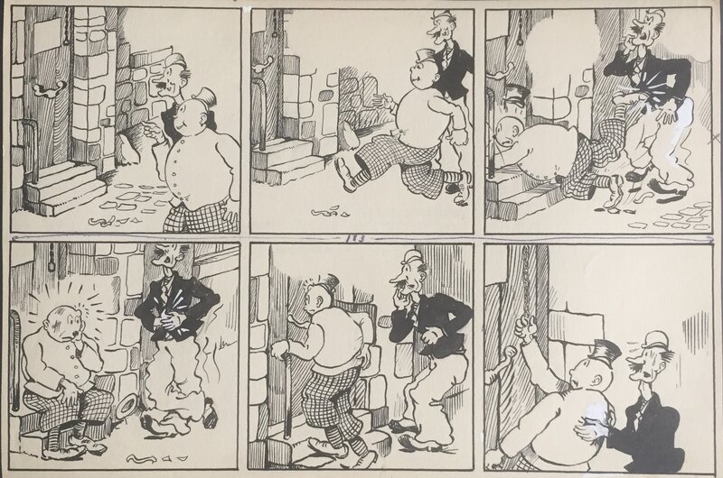 Jean Closter, Dig et Dag vagabonds - Comic Strip