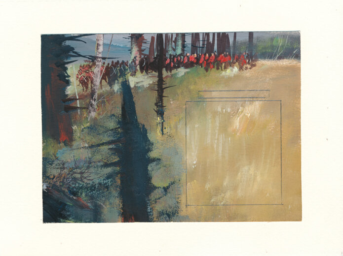 René Follet | 1962 | Le dernier des Mohicans - Original art