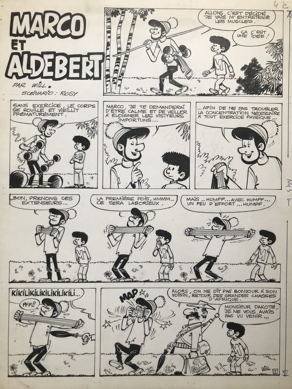 Marco et aldebert by Will - Comic Strip