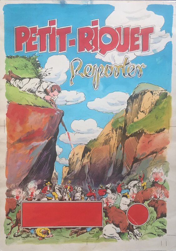 Gaston Niezab, Albert Bonneau, Petit Riquet reporter - Couverture originale