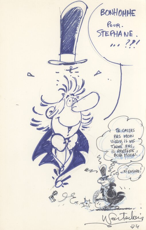 Monsieur Bonhomme by Marc Wasterlain - Sketch