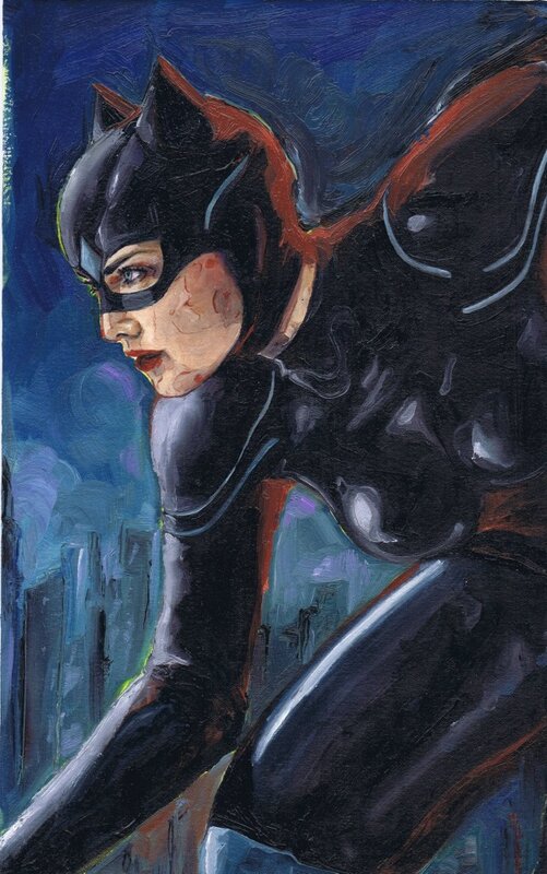 Catwoman par Gala - Illustration originale