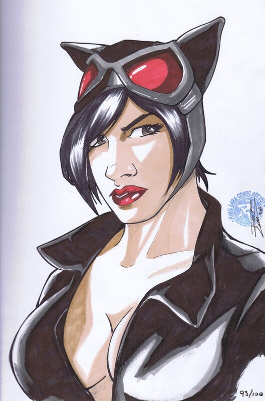 Raul Parras Lara, Catwoman par Raul Lara Parras - Dédicace